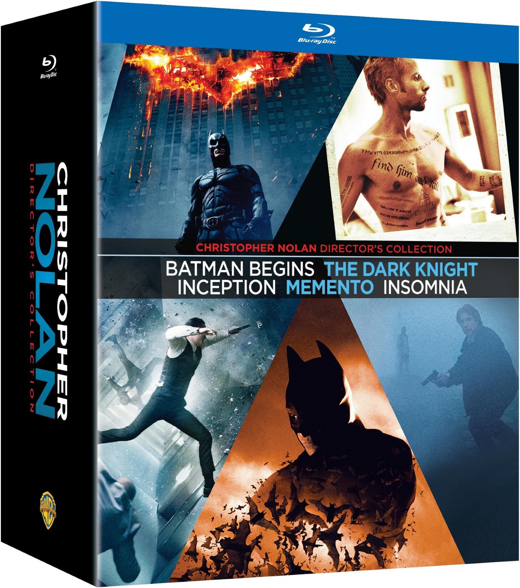 Christopher Nolan Director's Collection (Memento / Insomnia / Batman Begins / The Dark Knight / Inception) [Blu-ray]
