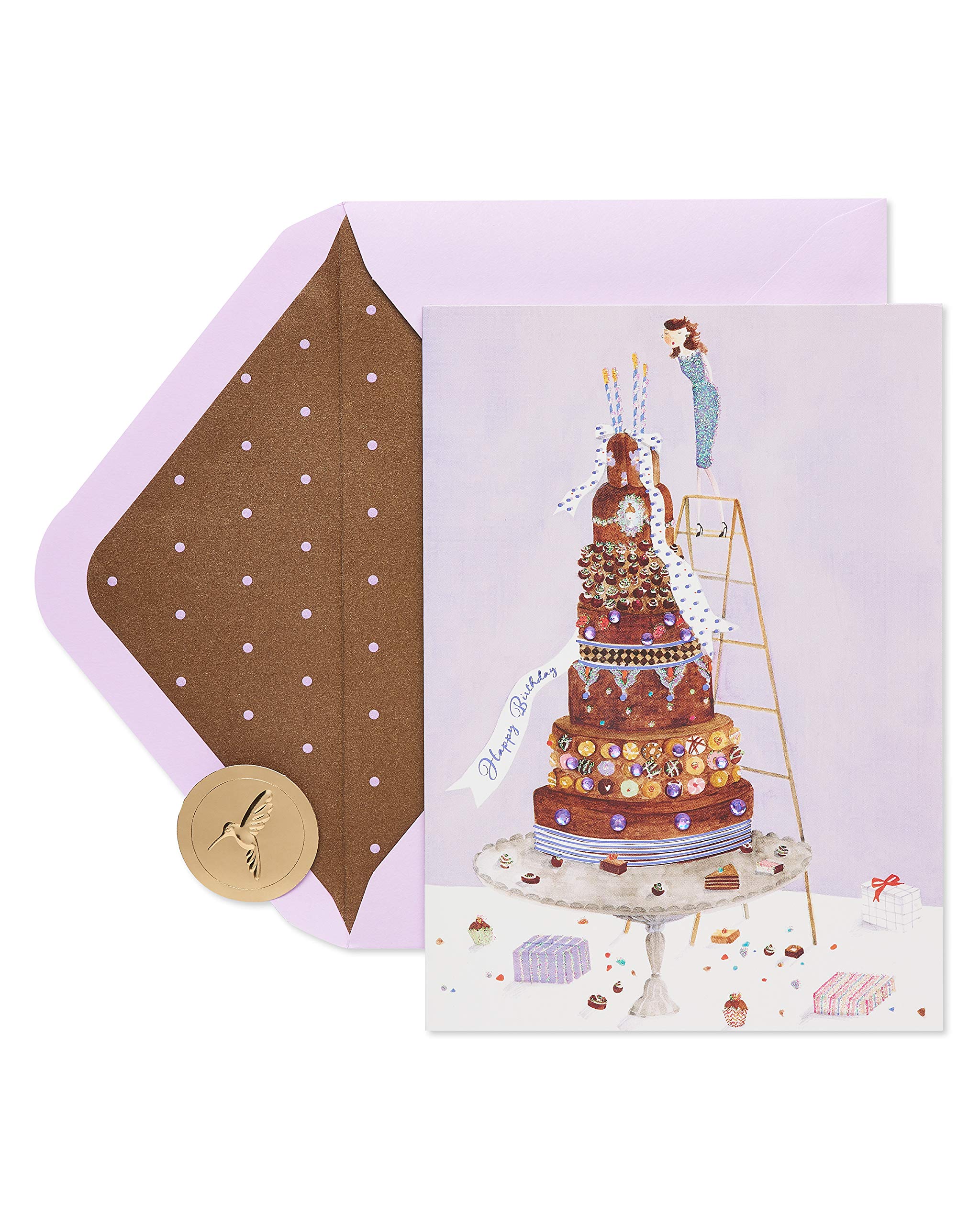 Papyrus Biglietto Auguri Compleanno Wonder Woman - Con Toppa Rimovibile E Glitter - 3
