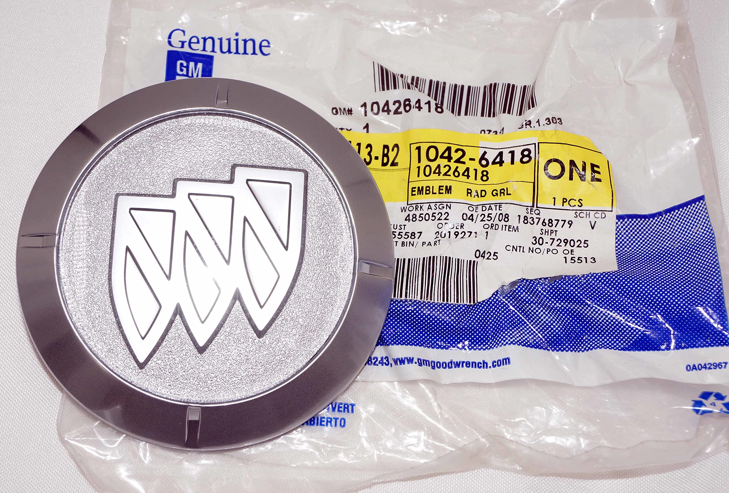 Amazon.com: General Motors 10426418 Emblem Asm Rad GRL : Automotive