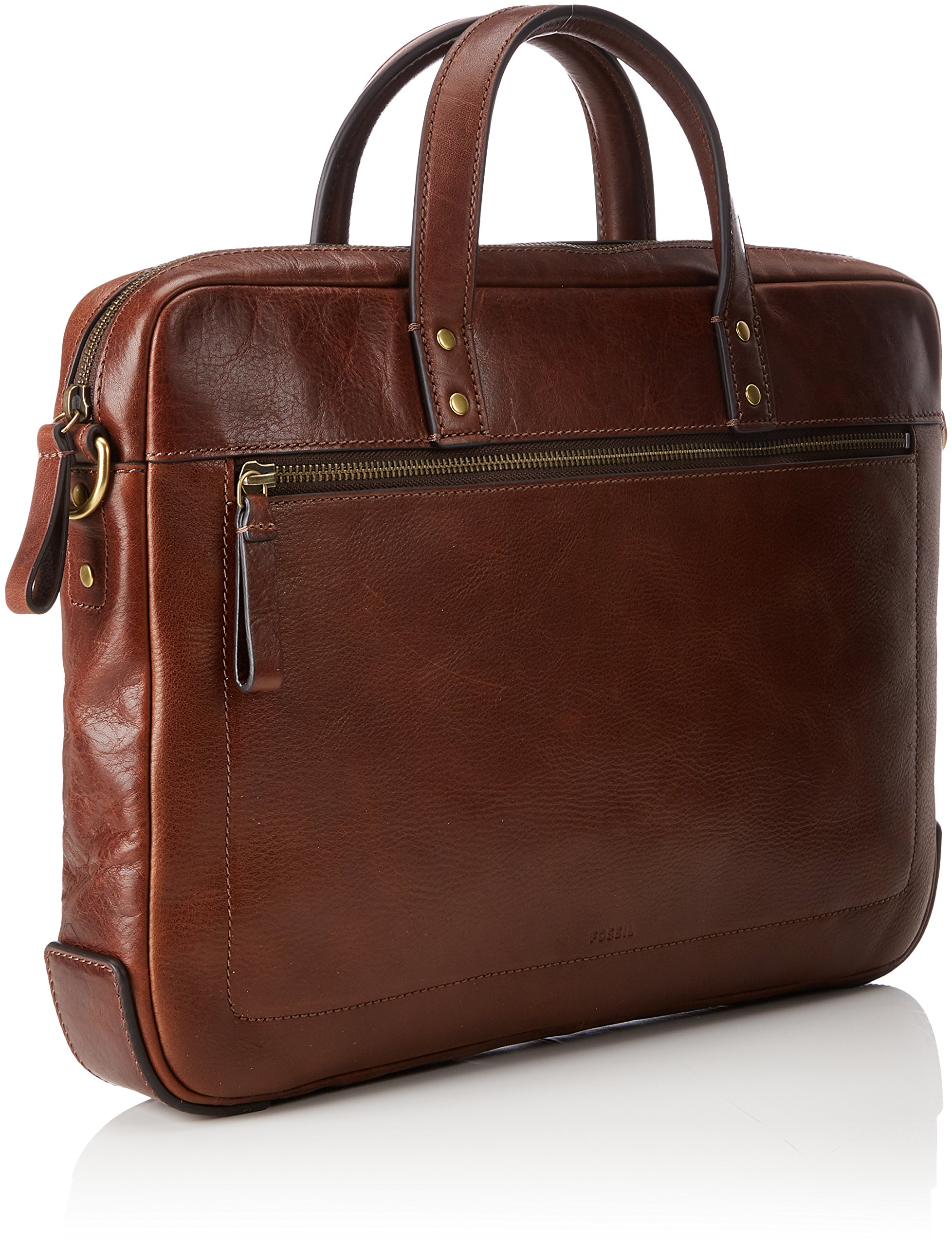 Fossil sac en cuir pour hommes Haskell 38,1 cm L x 5,08 cm L x 27,94 cm H