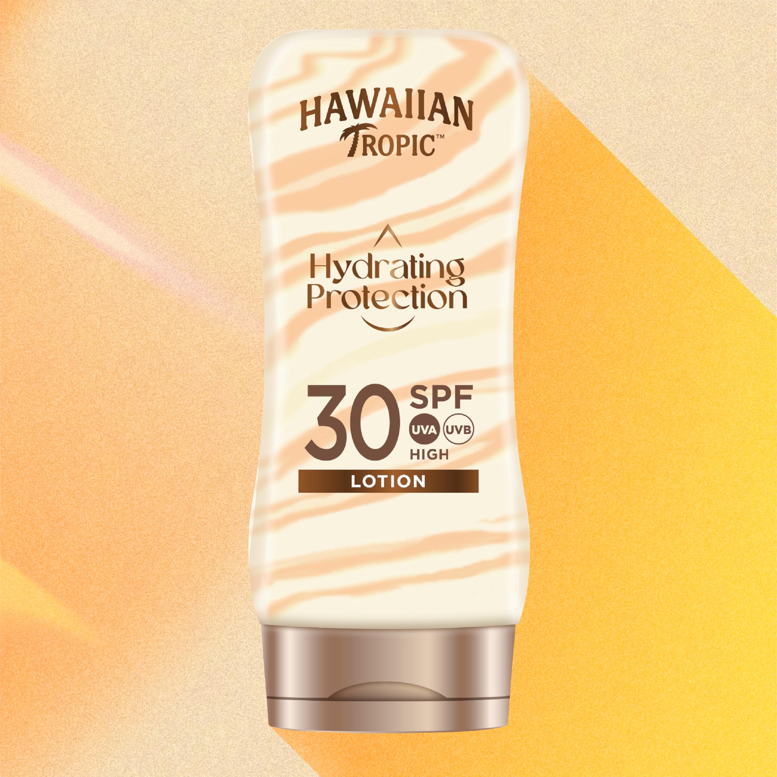 Hawaiian Tropic, Lozione Solare Hydrating Protection Sunscreen SPF 30, 180 ml