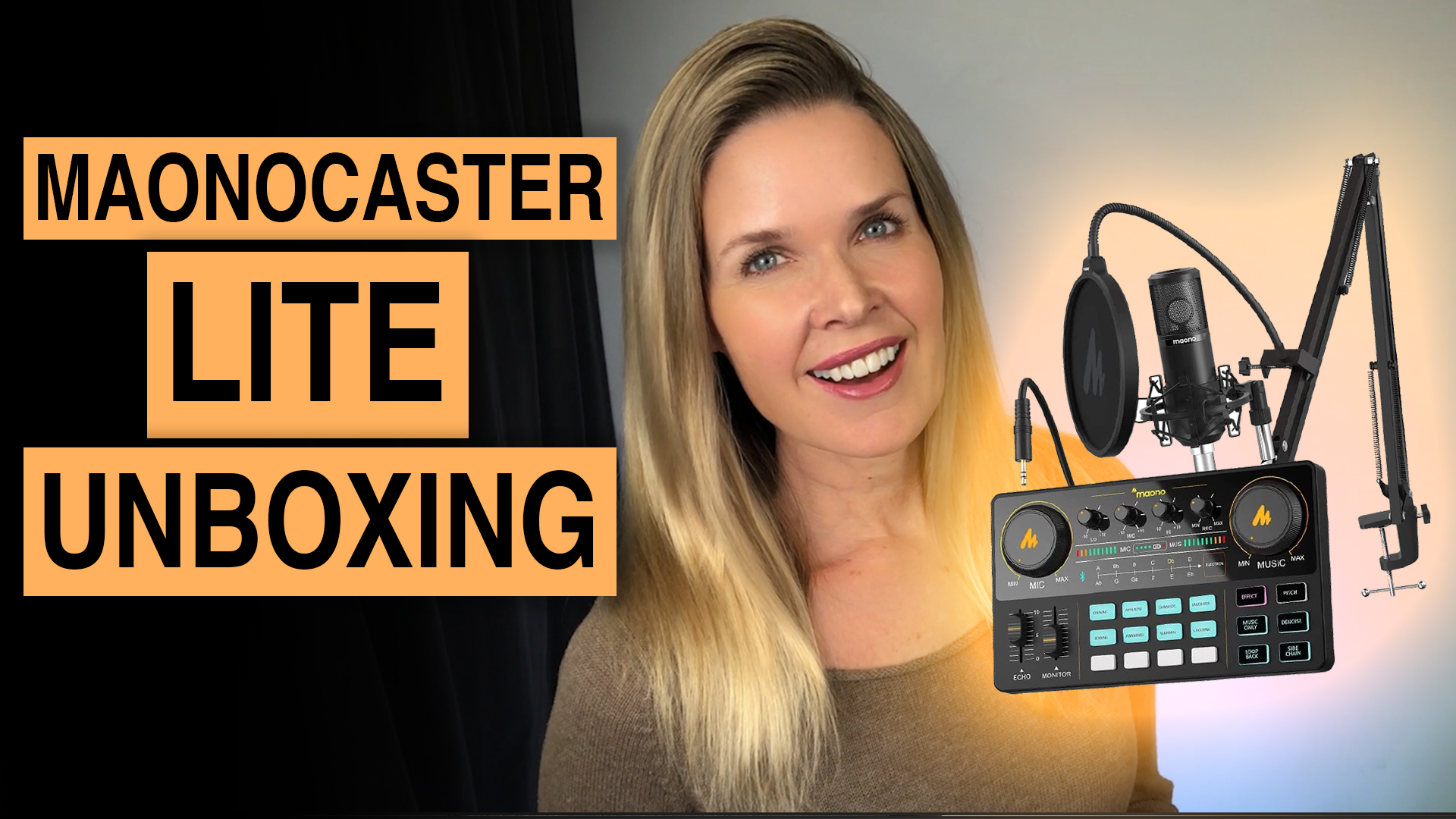 Watch What you get in the box! MAONO MaonoCaster Lite Podcast