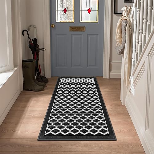 Miniatura 3 de GOYLSER Alfombra de pasillo ultrafina para uso en verano, alfombra antideslizante con respaldo de goma, alfombra de pasillo interior de granja,