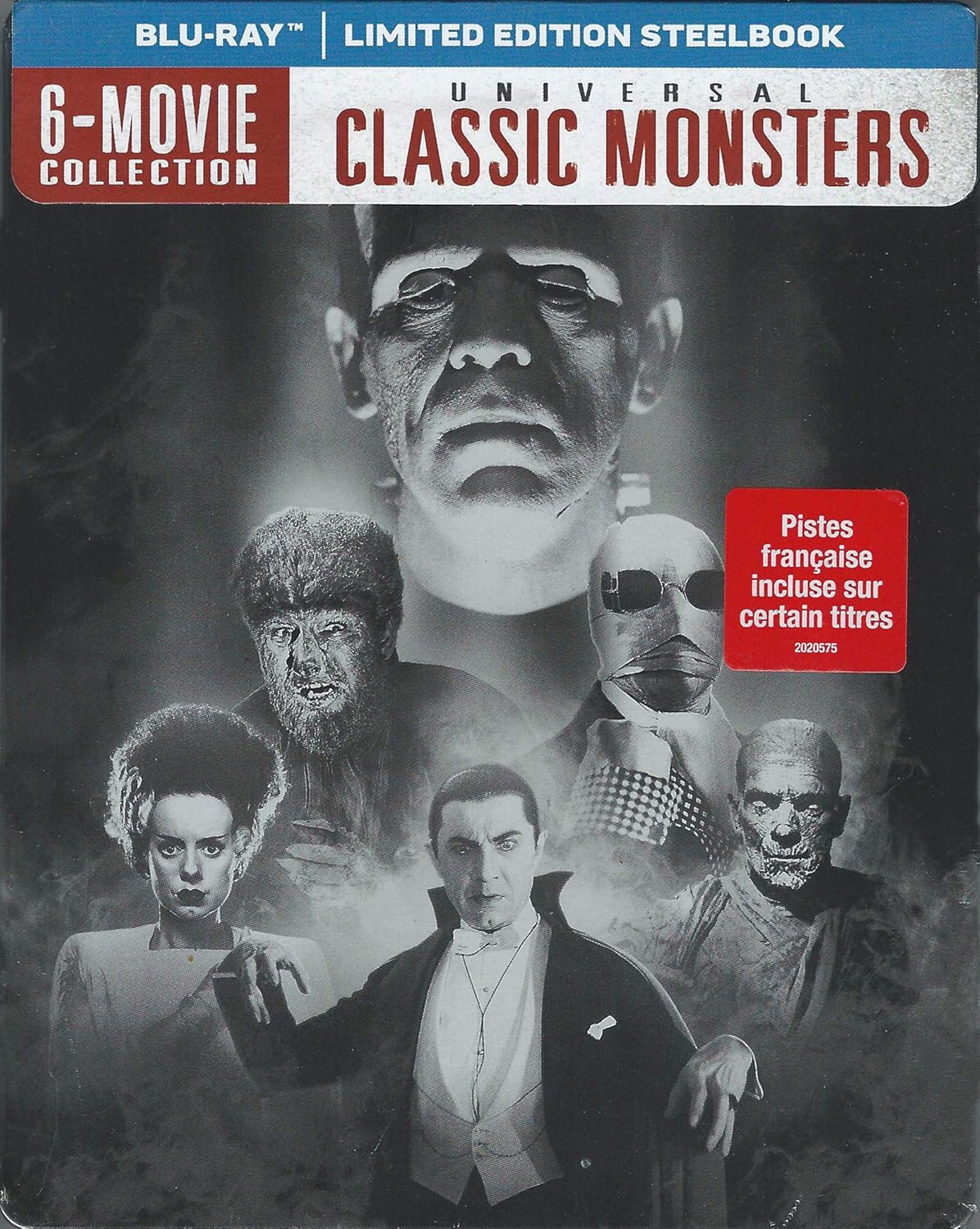 Universal Classic Monsters - 6 Movie Collection Limited Edition Steelbook (Blu-ray)