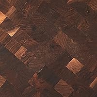 Vista 4 de John Boos Block WAL-CCB183-R Classic Collection - Bloque de corte redondo de grano final de madera de nogal, 18 pulgadas redondo x 3 pulgadas