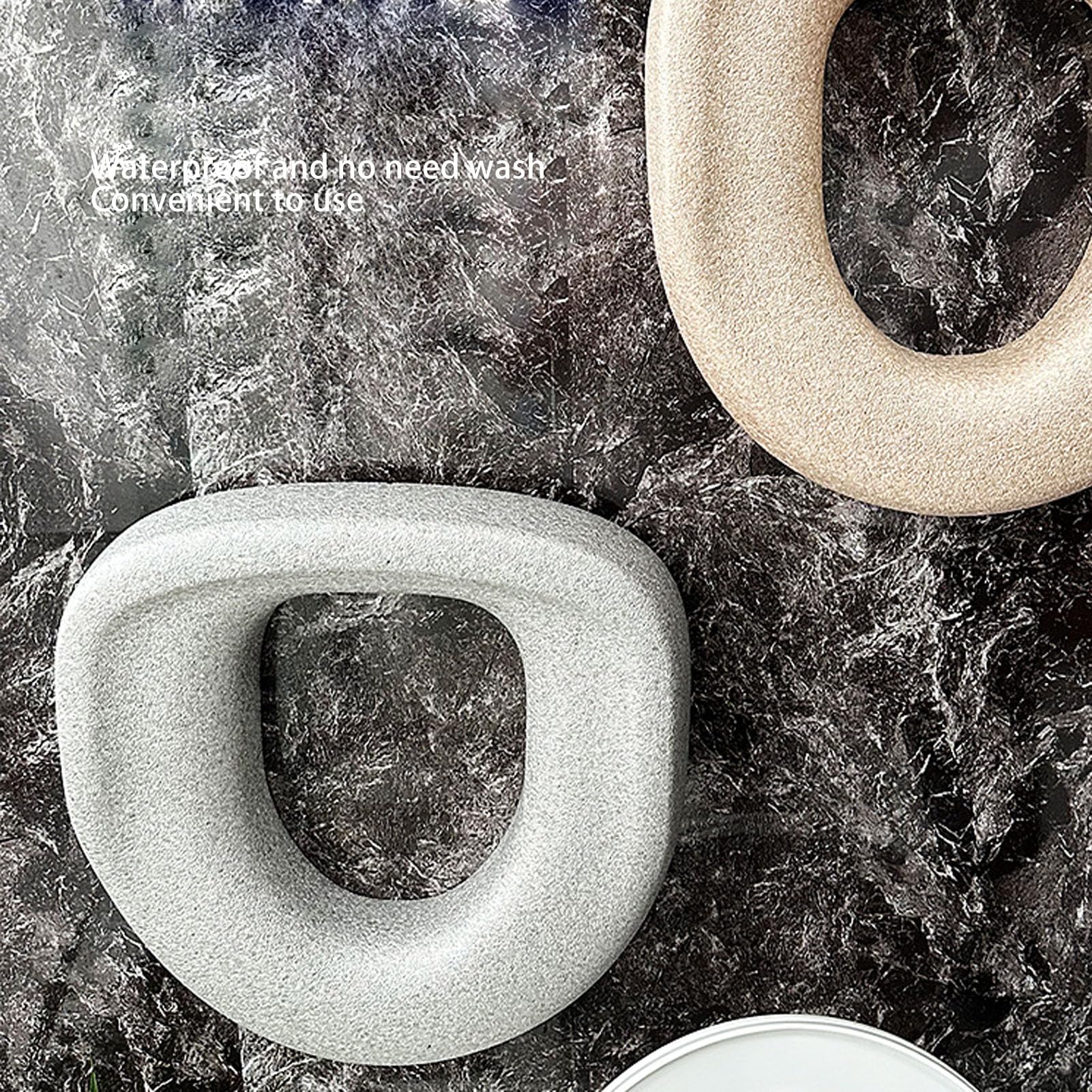 Luocute Cuscino per WC Rialzato, Cuscino per WC Rialzato Imbottito Comodo, Misura Universale, per Anziani, Donne Incinte e Persone con mobilità Limitata, Texture Morbida e Confortevole
