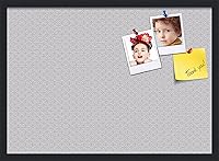 Vista 37 de PinPix Tablero de anuncios de corcho de 20 x 14 pulgadas. Este tablero decorativo enmarcado viene con diseño de círculos B W y un marco negro