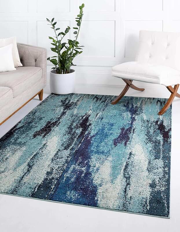9x12 blue area rug