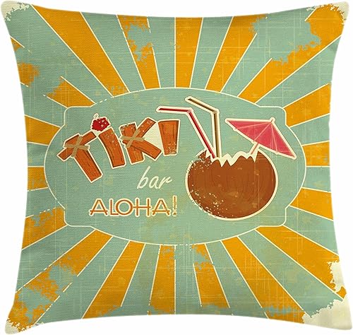 Vista 89 de Ambesonne Orient - Funda de cojín para cojín, diseño floral tradicional de Oriente Medio, clásico, bohemio, antiguo, cultura persa, funda