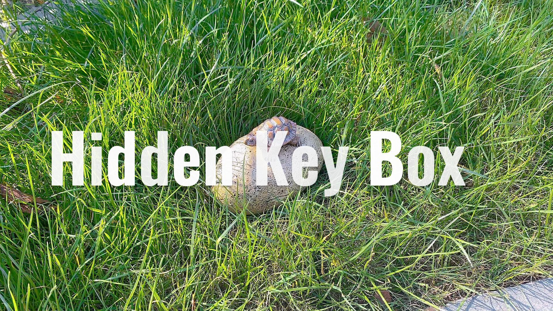 ANINIUCN Outdoor Key Hider – Waterproof Resin Hidden Key Box for