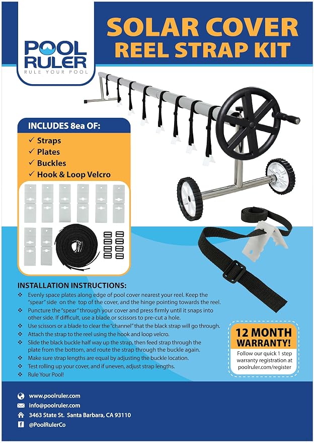 Kit Universal de Accesorios para Carrete de Cubierta Solar de Piscina miniatura 5