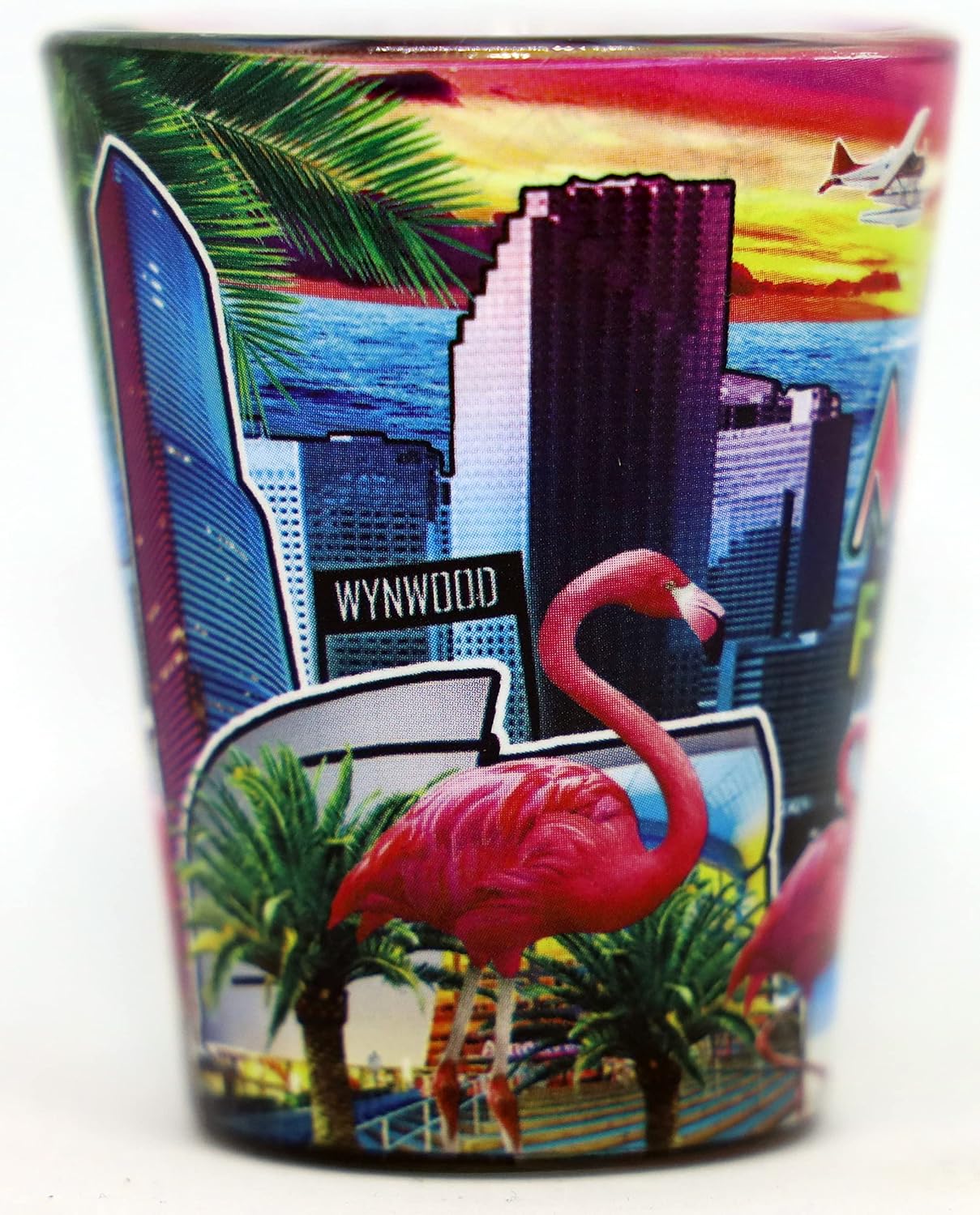 Miami Florida Scene In-and-Out Shot Glass image 3