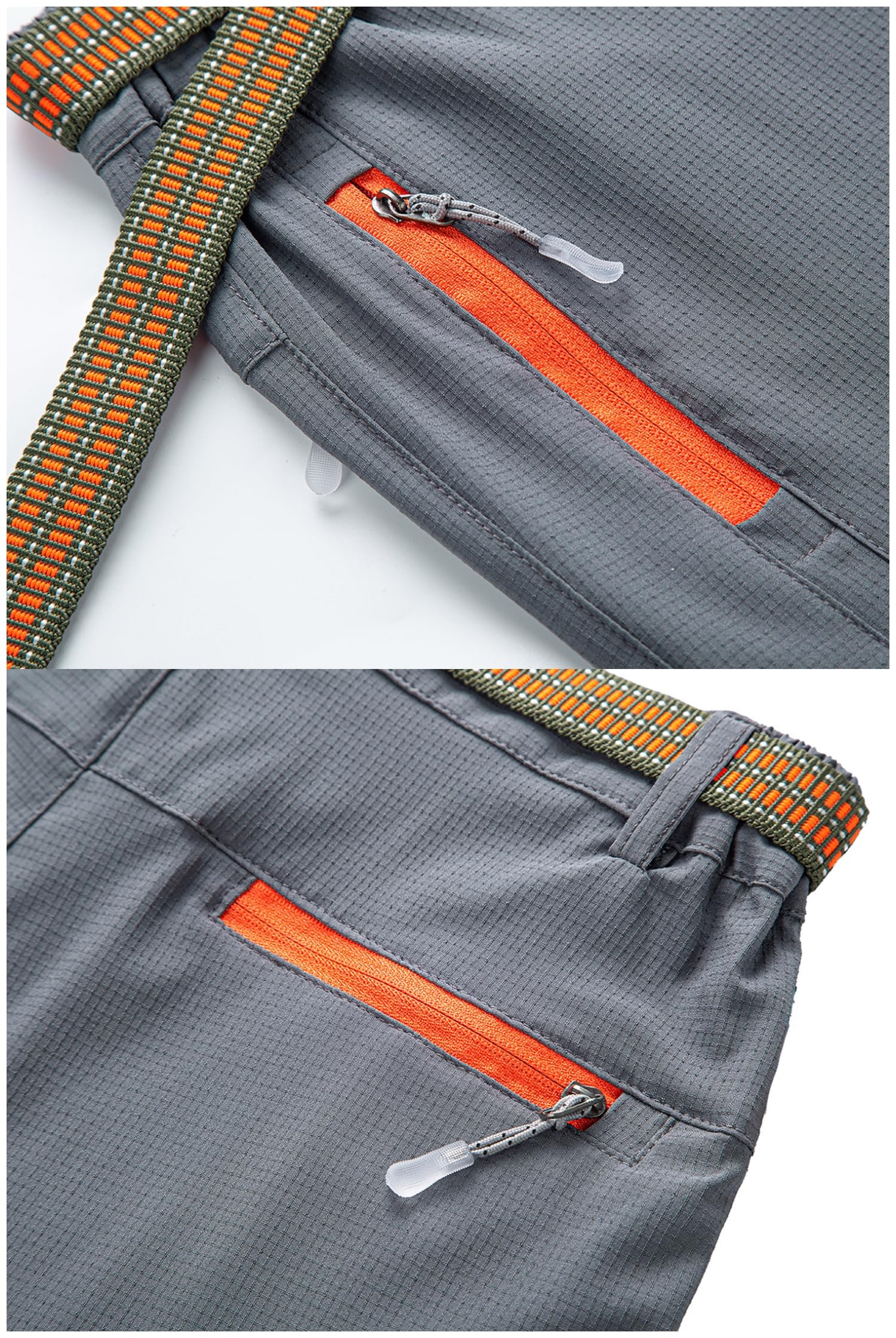 Echinodon Kinder 2-in-1 Outdoorhose Zip Off Hose Wasserabweisend Schnelltrocknend Jungen Mädchen Dünn Leicht Sommerhose Wanderhose Trekkinghose