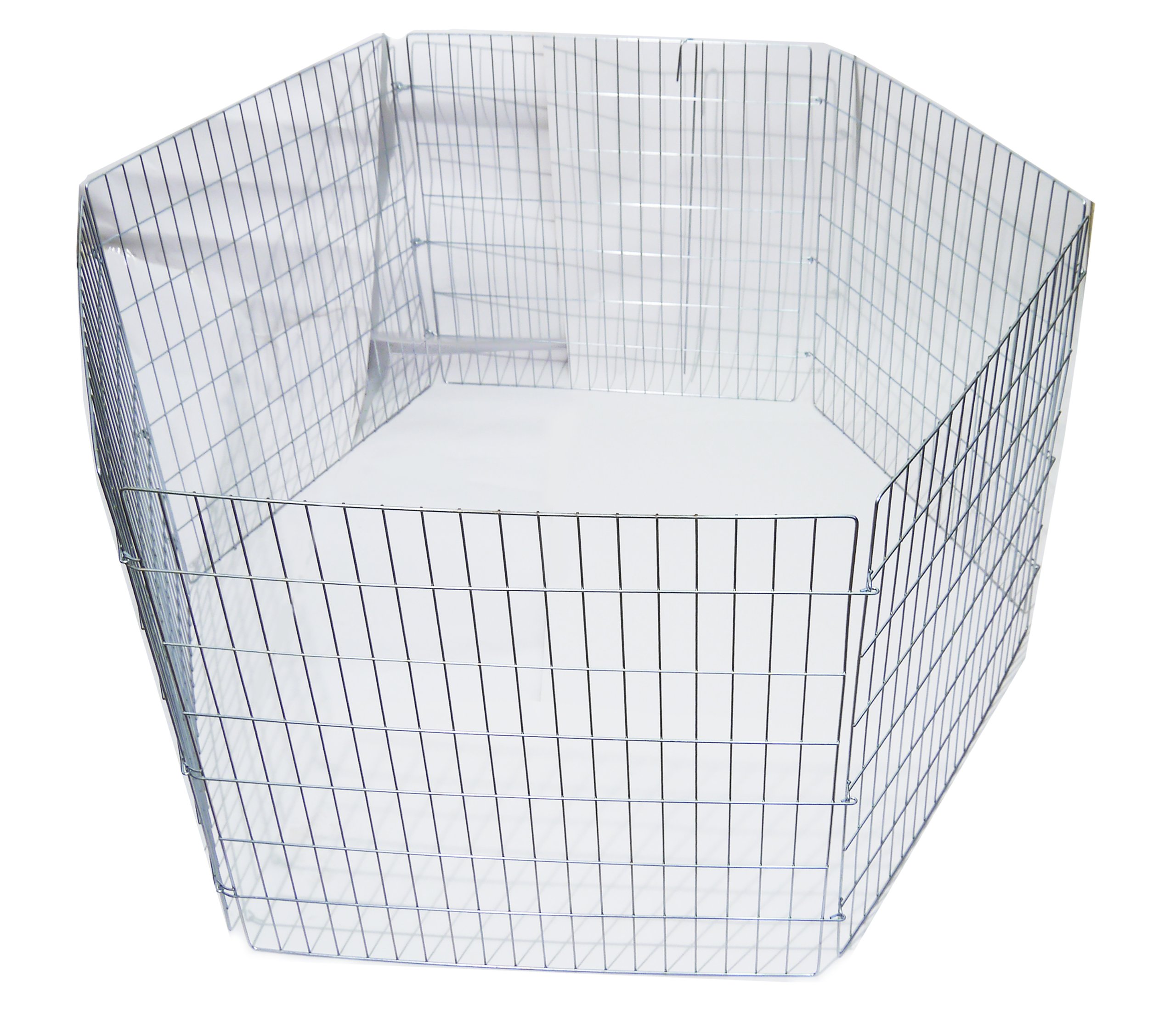 Enclos Rosewood Chien parc hexagonal pliable 60 cm modulable