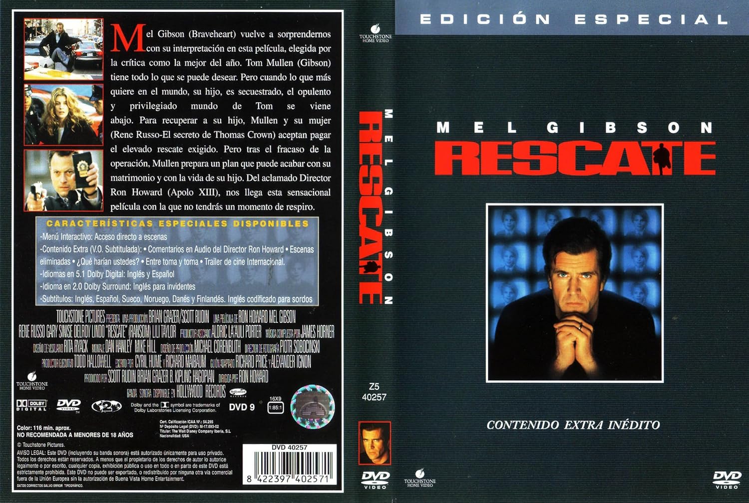 RESCATE (EDICION ESPECIAL) [DVD]: Amazon.es: MEL GIBSON Y RENE RUSSO ...