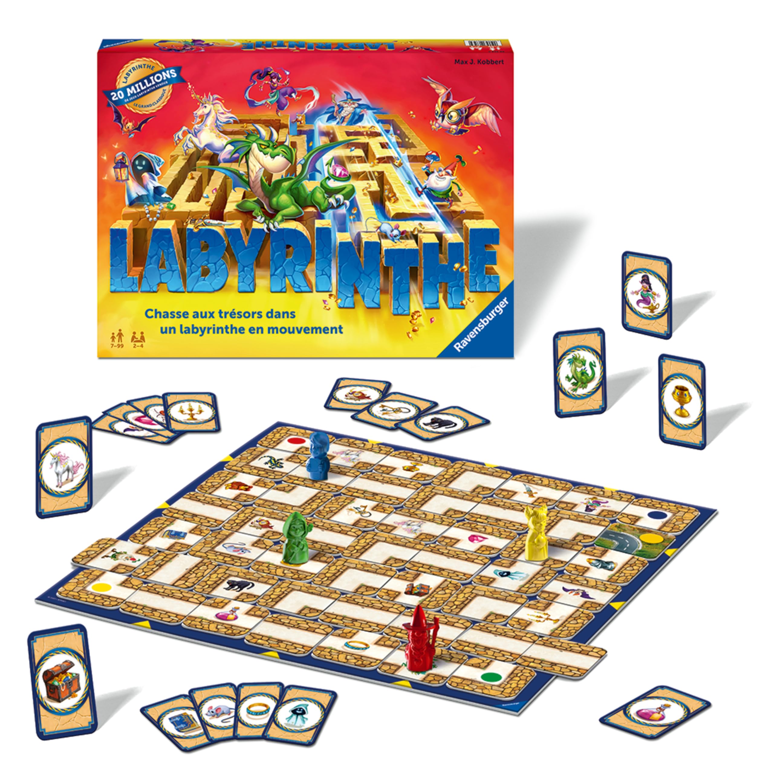 Ravensburger – Pokemon Labyrinth, Gioco Da Tavolo, Da 2 a 4 Giocatori, 7+ Anni - Ravensburger - Games - Giochi di abilità - Giocattoli | Feltrinelli
