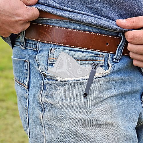 Miniatura 6 de ClipDraw - Clip de pistola para cinturón, discreto, delgado, oculto, fácil de montar, funda táctica hecha en EE. UU. para Glock, Ruger, Smith &