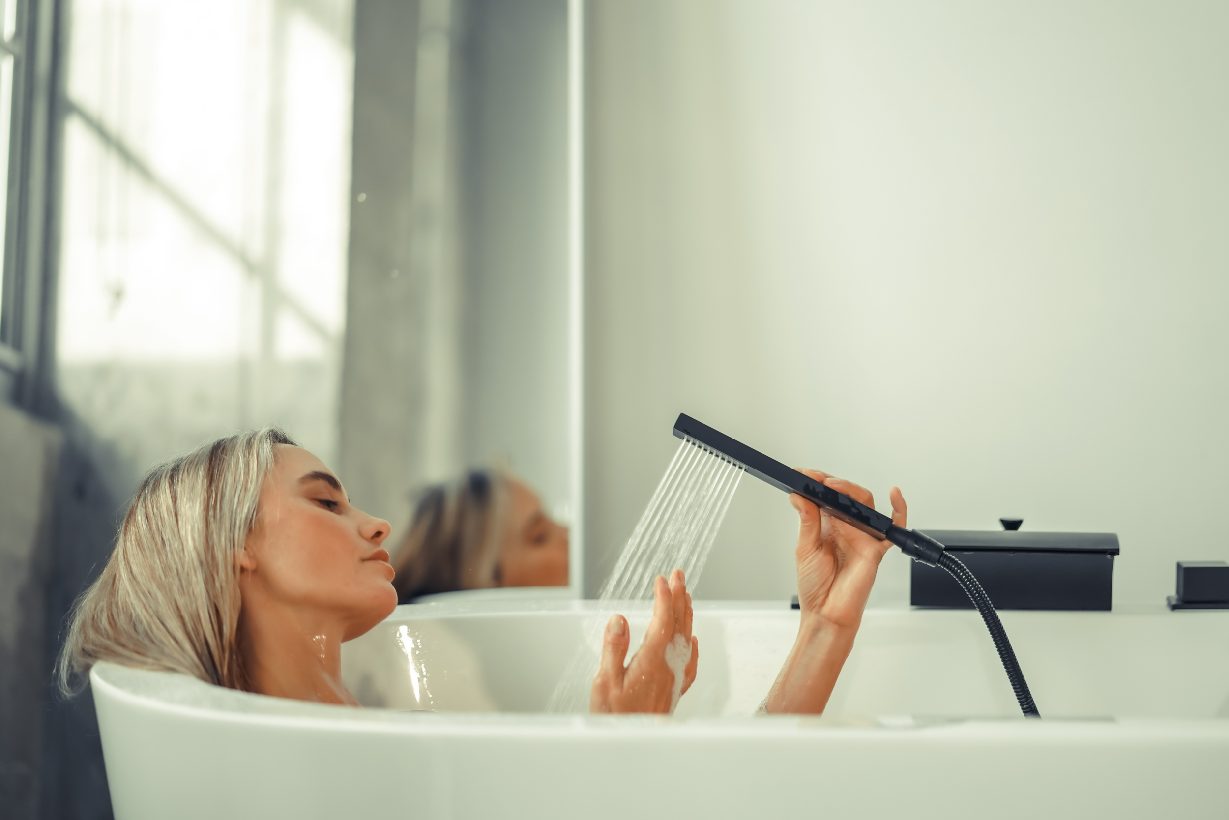 Elements Du Design Dt3015al Hot Springs Support Mural Clawfoot Tub