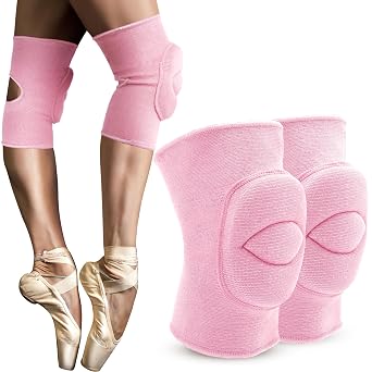 Knee Pads Volleyball Girls Kids Youth Women Men 7.8" Thick Padded Dance Knee Pad Soft Stretchy Knee Brace Breathable Knee Protector for Basketball Football Wrestling Pole Dance Yoga Knee Sleeve 1 Pair