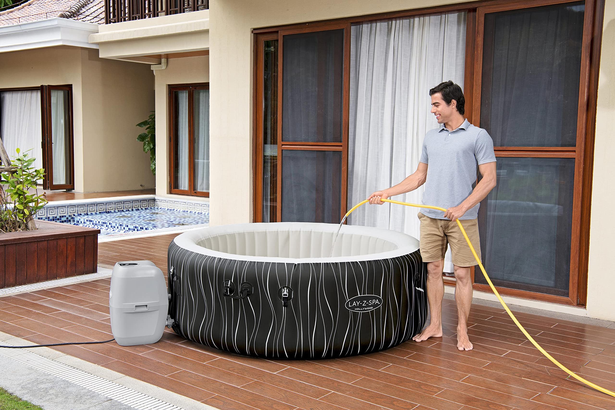 Bestway LAY-Z-SPA® Hollywood Airjet™ 196 x 66 cm, 4-6 personnes