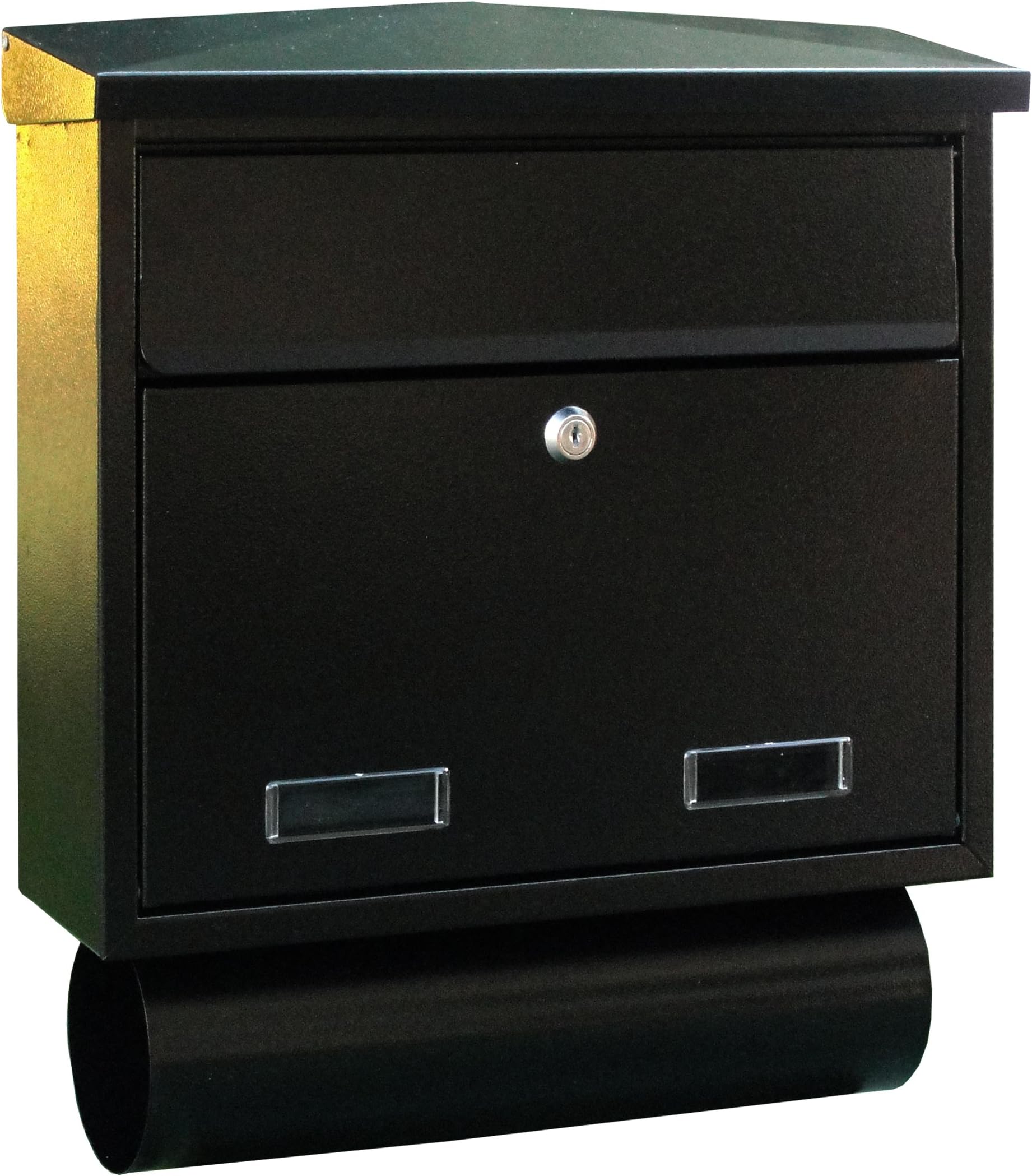 Large Wall Mounted Post Box with Newspaper Holder sd5t, Steel Letterbox