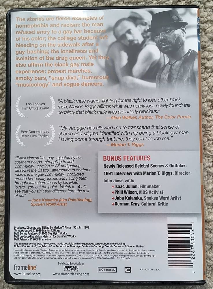 Amazon.co.jp: Tongues Untied [DVD] [Import] : DVD