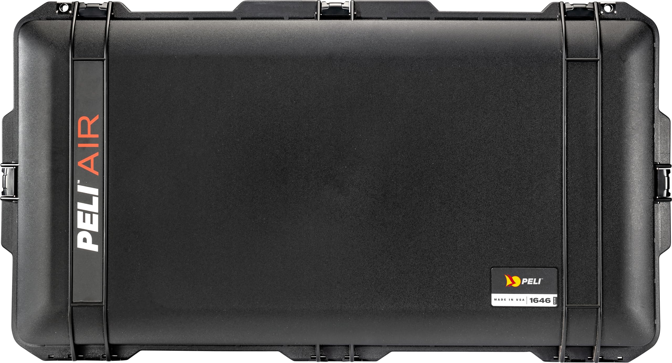 PELI 1646 AIR Koffer, Großer Rollkoffer für Filmkameras und technisches Equipment, IP67 wasserfest und staubdicht, 111 Liter Fassungsvermögen, ohne Schaumstoff, Farbe: Schwarz
