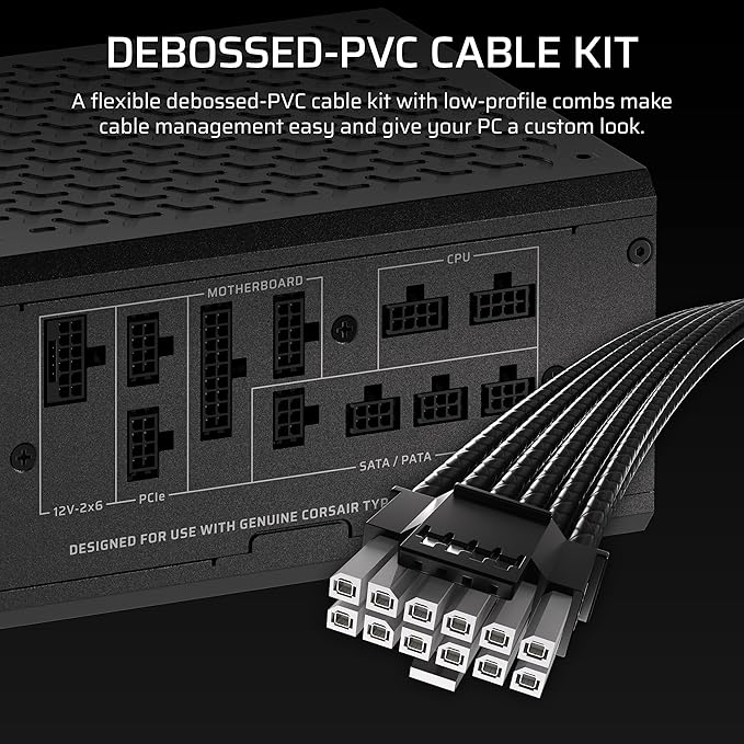 Fuente Corsair HX1000i Shift 1000W ATX Modular Platin miniatura 8