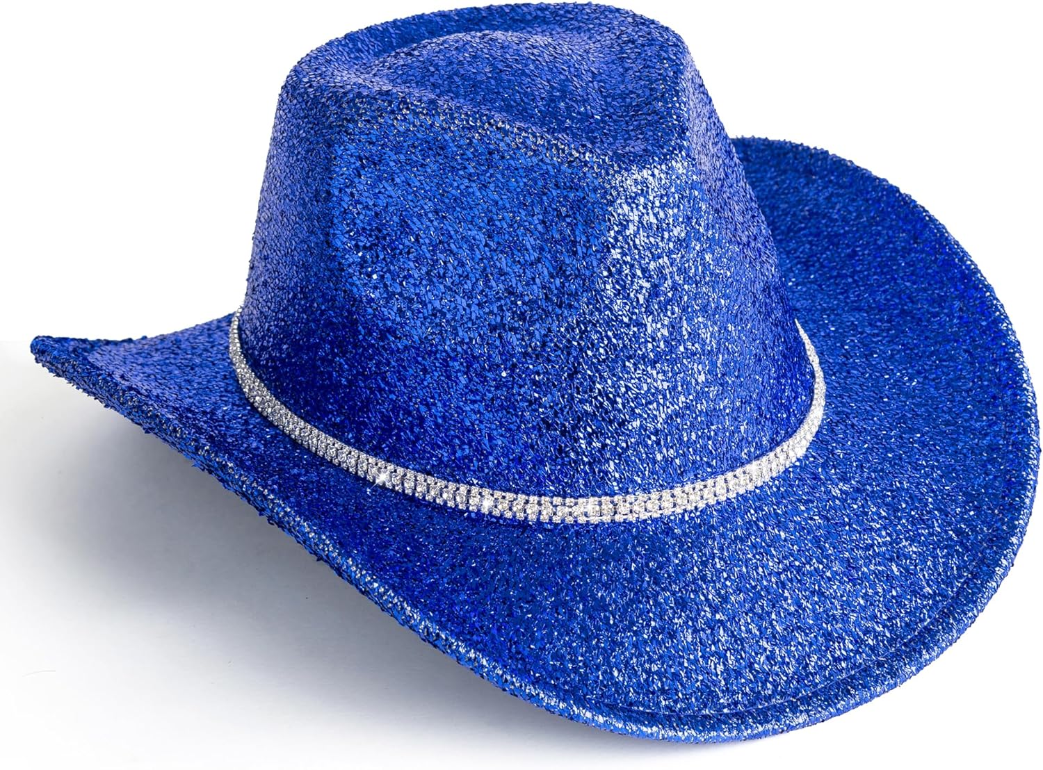 Lisianthus Sparkly Cowboy Hats for Women & Men - Glitter Western Cowgirl Hat with Rhinestone Band