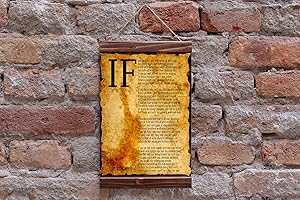 IF Poem Art Print - Rudyard Kipling's Timeless Masterpiece
