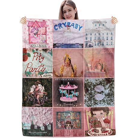Melanie Martinez Super Soft Flannel Blanket