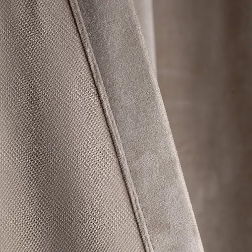 Miniatura 3 de SINGINGLORY - Cortinas de terciopelo, 2 paneles, cortinas opacas con ojales para oscurecer la habitación, con 2 alza-paños para dormitorio y sala de