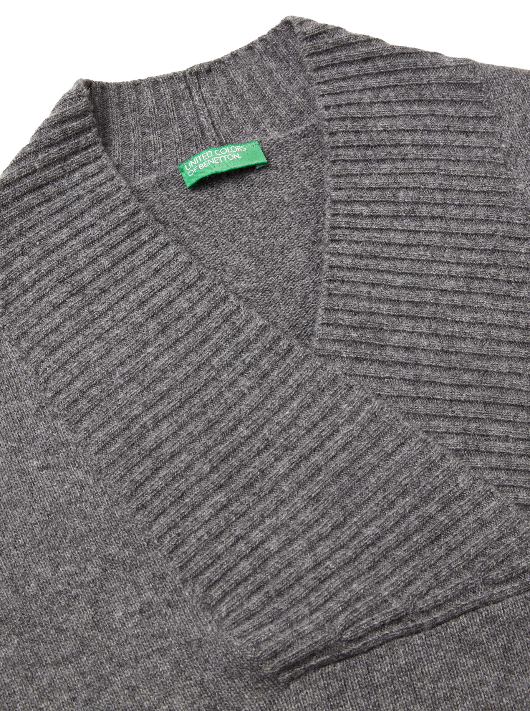 United Colors of Benetton Maglia Scollo V M/L 1444d403h Maglione Donna