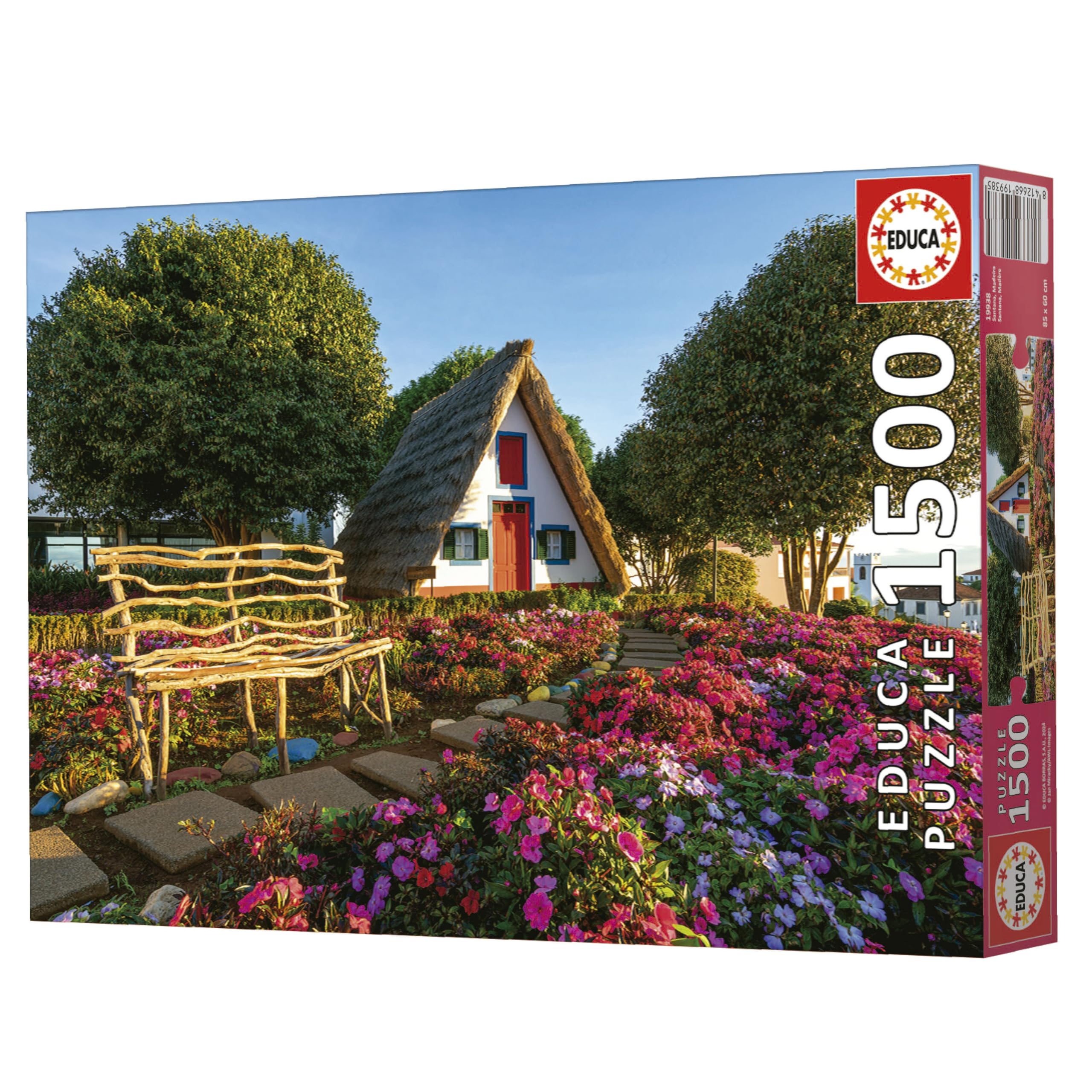 Educa Puzzle 1500 Pièces – Seychelles 85x60 Cm – Puzzle Passion Pour Adultes Dès 14 Ans – Colle Et Service Pièces