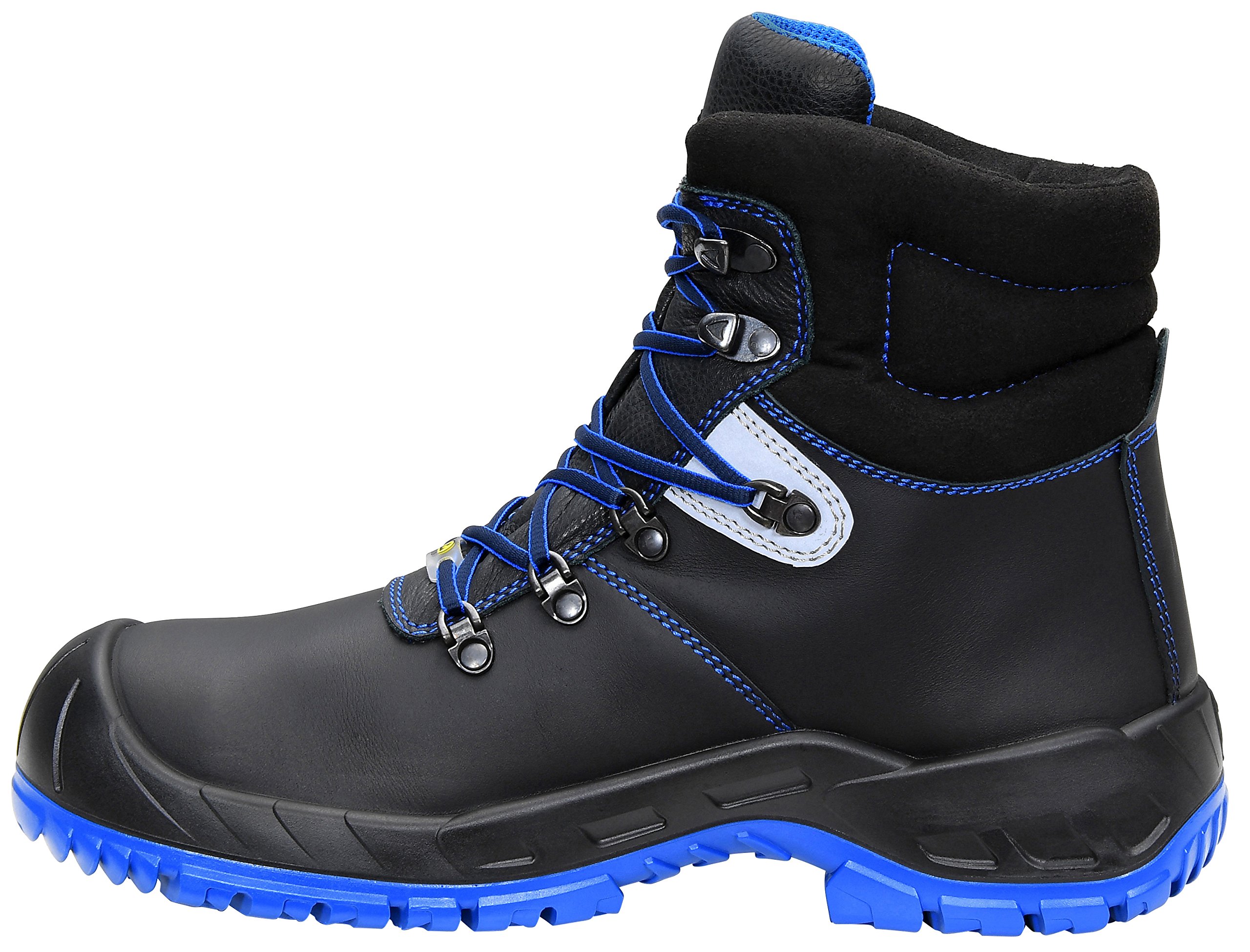 ELTEN ALESSIO blue Mid ESD S3S | Sicherheitsschuhe für Damen & Herren, Stahlkappe, leicht, atmungsaktiv