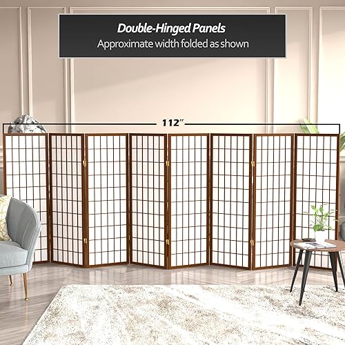 Miniatura 42 de Pantalla Shoji para ventana corta de 4 pies - Natural - 6 paneles Natural,Negro -,Rosewood,Nuez,Miel,Blanco,https://www.amazon.com/dp/undefined