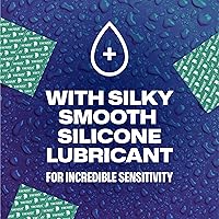 Vista 9 de TROJAN Preservativos ultrafinos para sensibilidad, preservativos TROJAN lubricados para hombres, paquete de 36