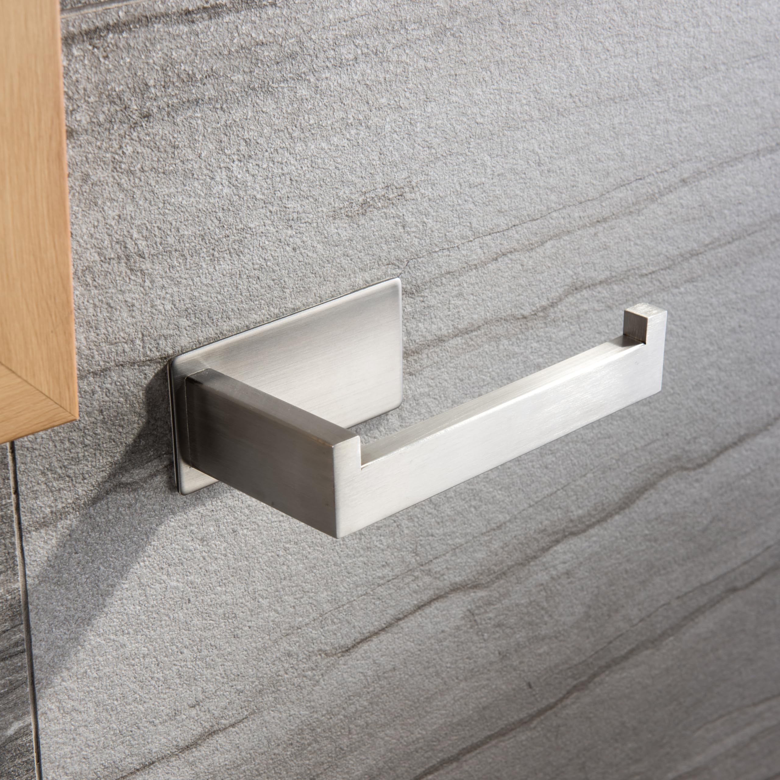 ZUNTO Porta Carta Igienica Acciaio Inox 304 - Portarotolo Carta Igienica Senza Foratura per Bagno e Toilette