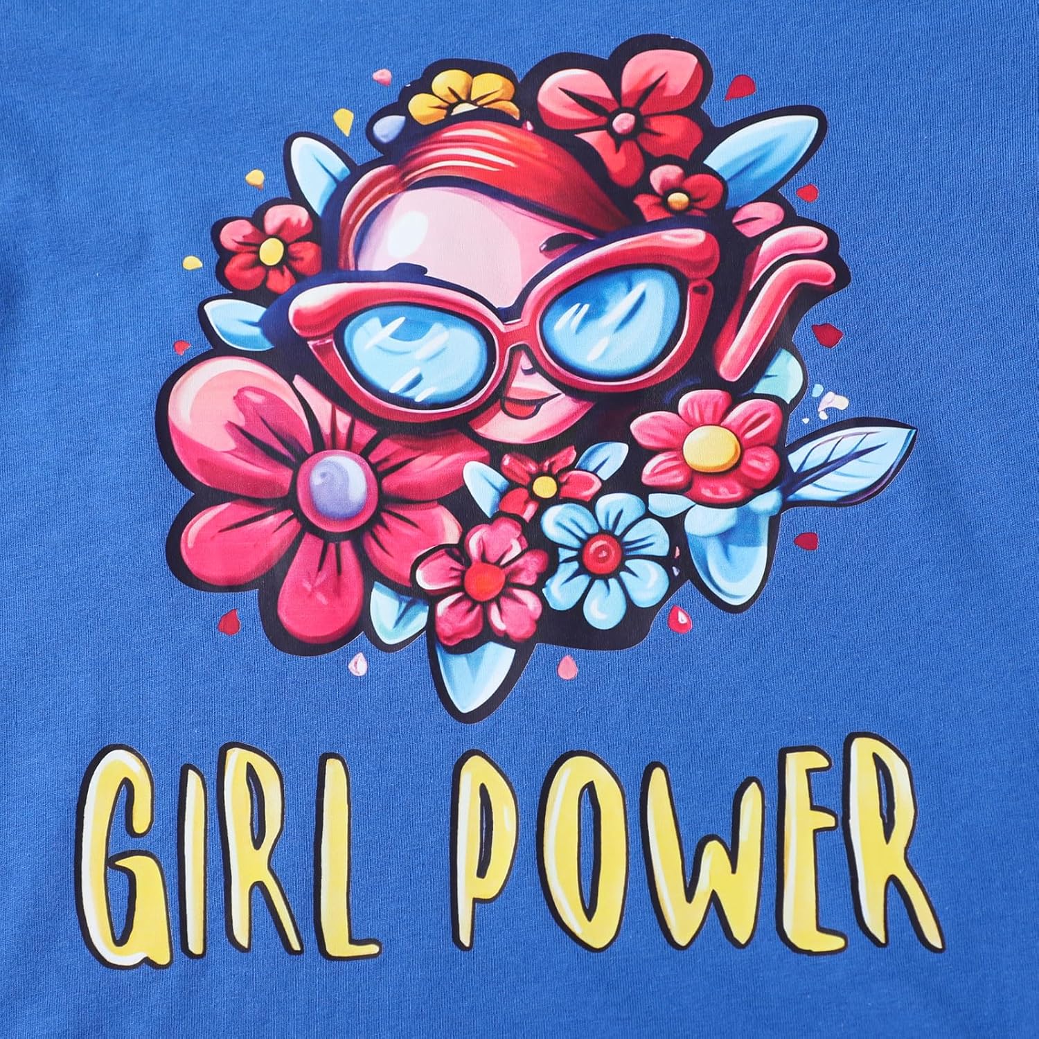 HILEELANG Young Girl Long Sleeve Shirts Cotton Casual Graphic Fashion T-Shirts 3 Packs - Image 5