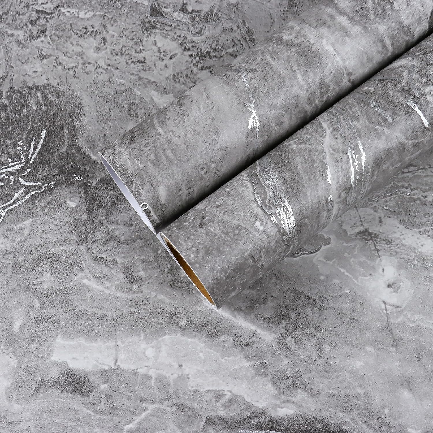 CHIHUT Marble Countertop Peel and Stick Waterproof Marble Wall Paper 30”x118” Matte Marble Self Adhesive Contact Paper for Countertops Removable Marble Sticker for Cabinets Kitchen Bathroom Vinyl Film