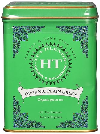 Amazon.com : Harney Sons HT Tea Blend Organic Plain Green 20 Tea ...