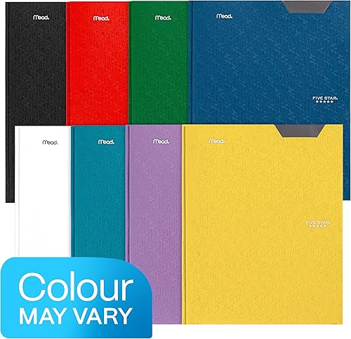 Miniatura 2 de Five Star Carpetas de 2 bolsillos con cierres de punta, carpeta que se mantiene en su lugar, carpetas con bolsillos, color seleccionado para ti, 1