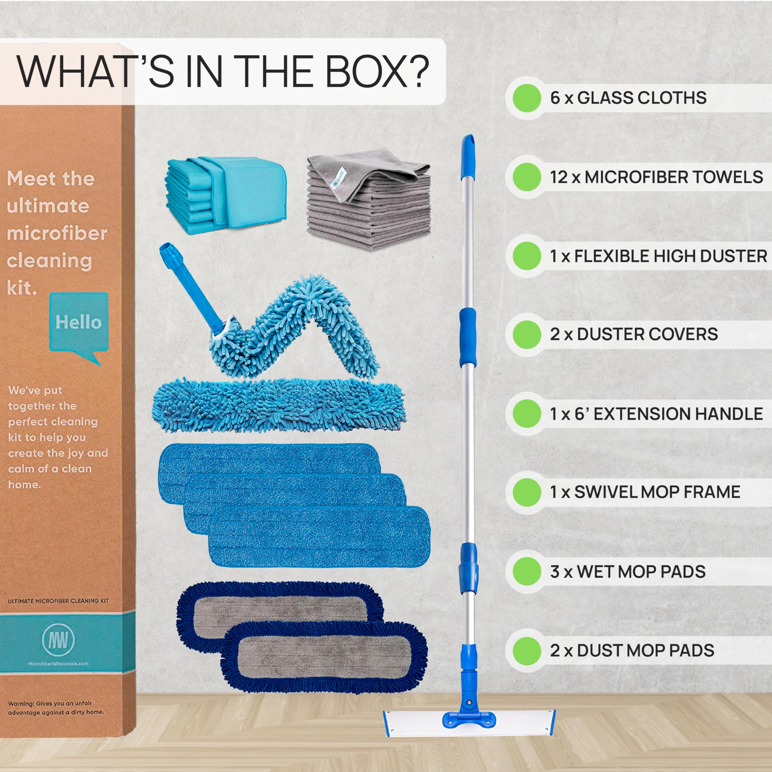 Kit de Limpieza de Microfibra definitivo