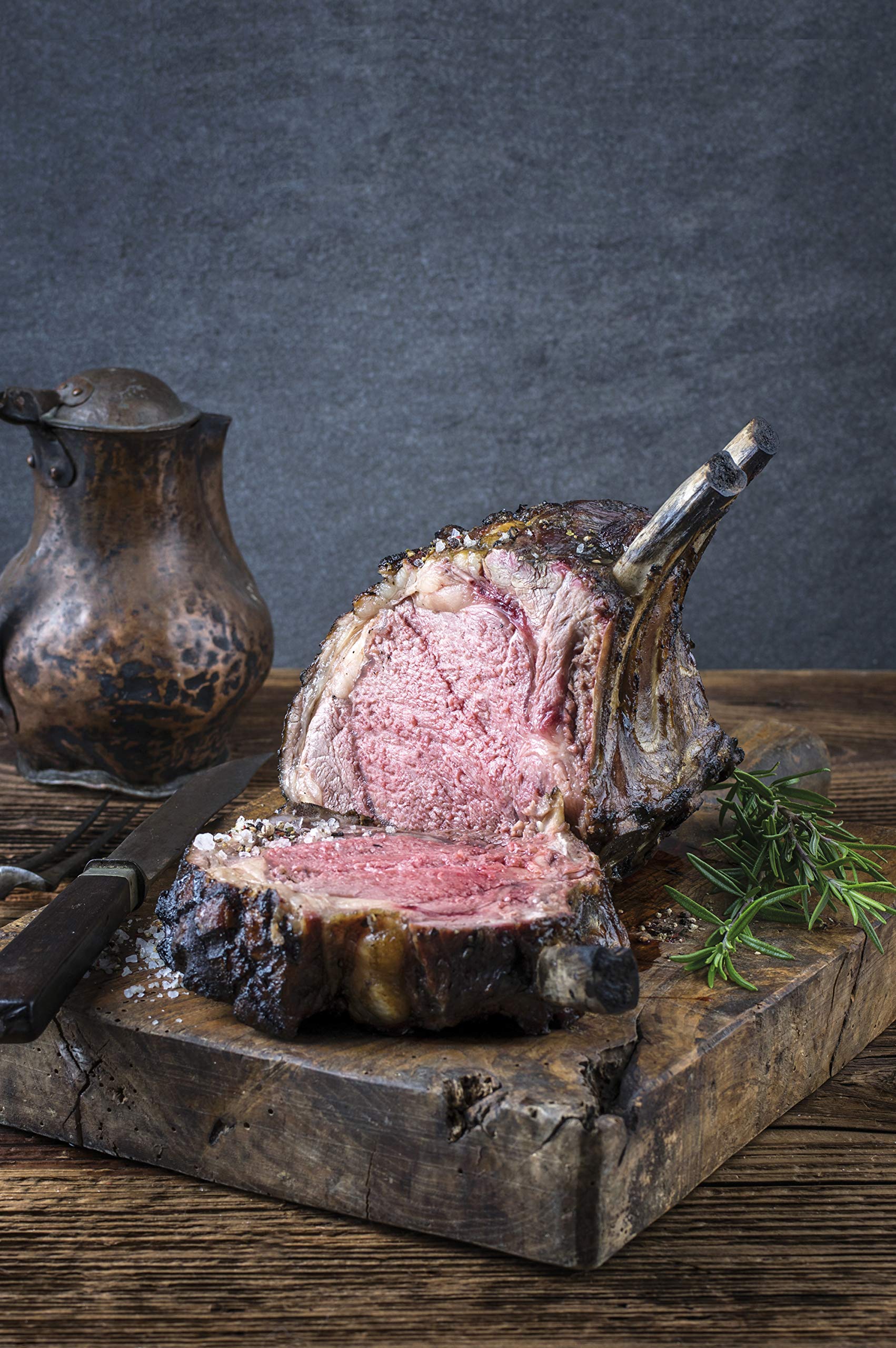 CASO Dry-Aged Cooler - hochwertiger Reifeschrank mit Kompressortechnik, zur Lagerung und Reife von hochwertigem Fleisch, Luftfeuchtigkeit im Inneren einstellbar von 50‐85%