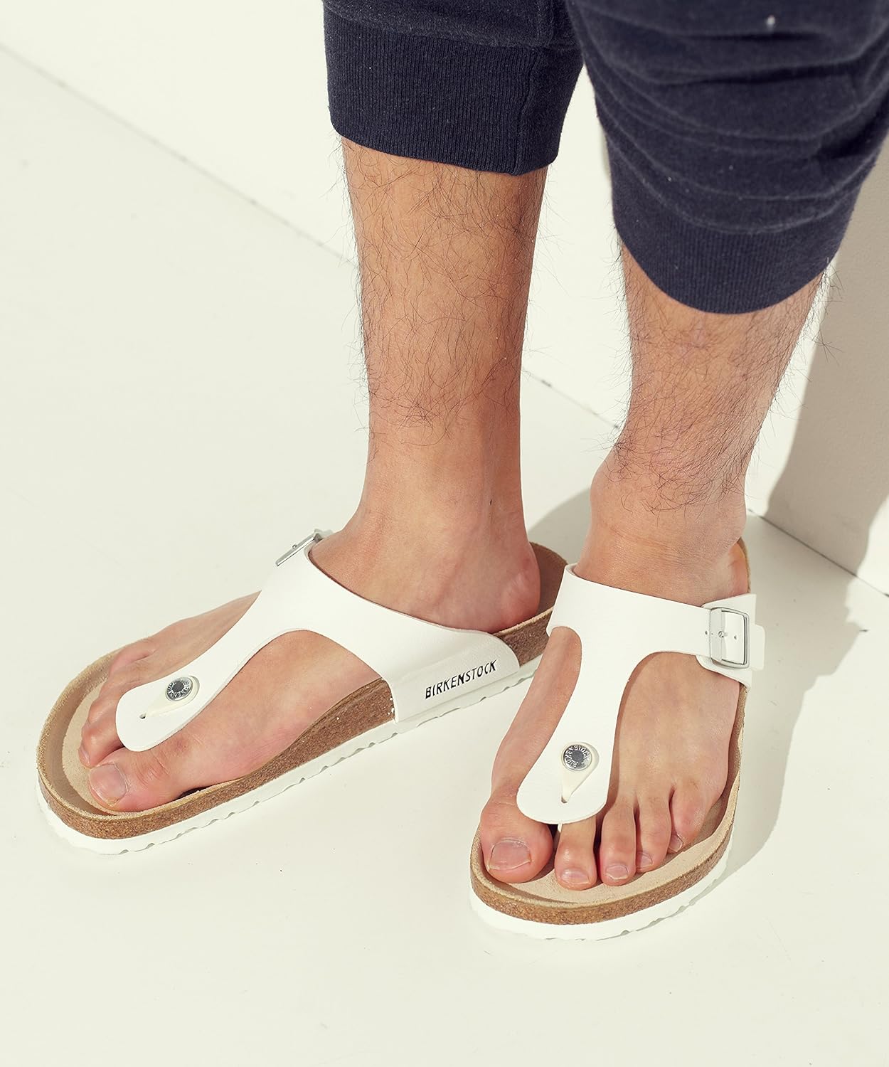 Birkenstock Gizeh Womens Fashion Sandals 37 EU White