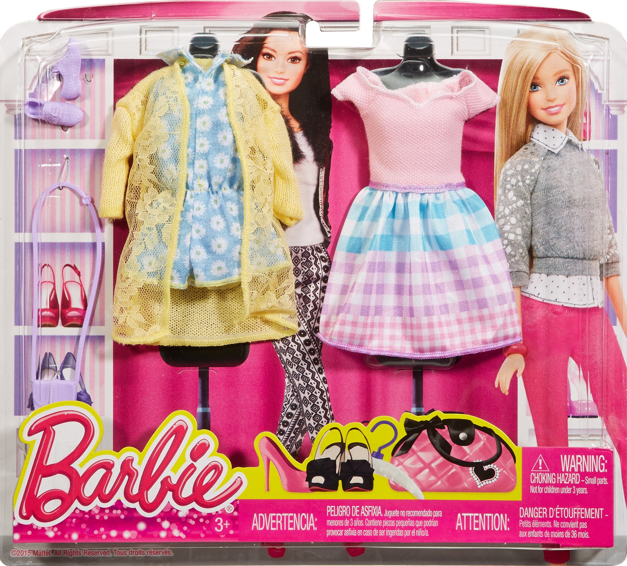 Barbie Fashion Pack 2-Pack, Somewhere Over the Gingham