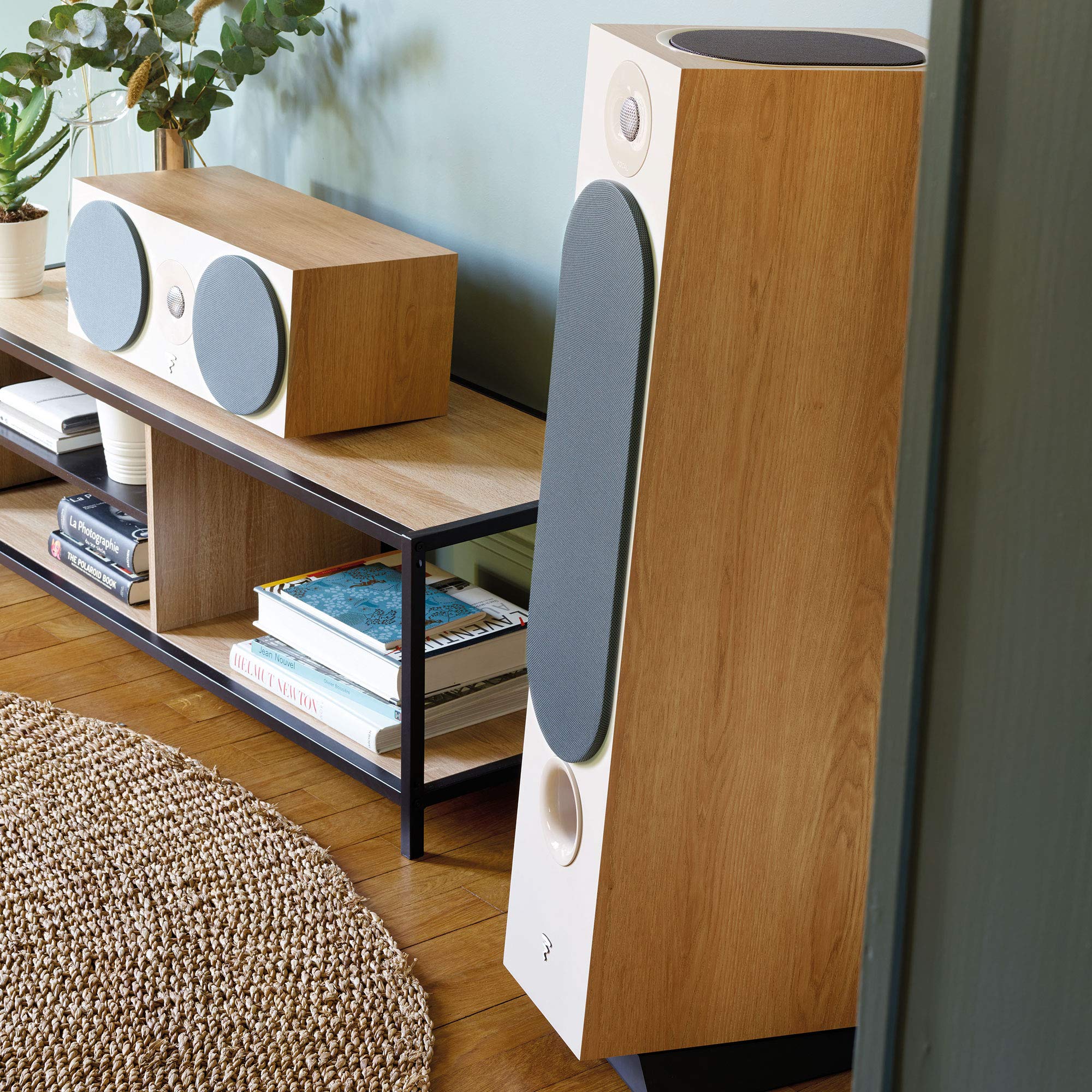 Focal Chora 826-D Dolby Atmos Home Cinema Floor Standing Speakers - Light Wood (Pair)