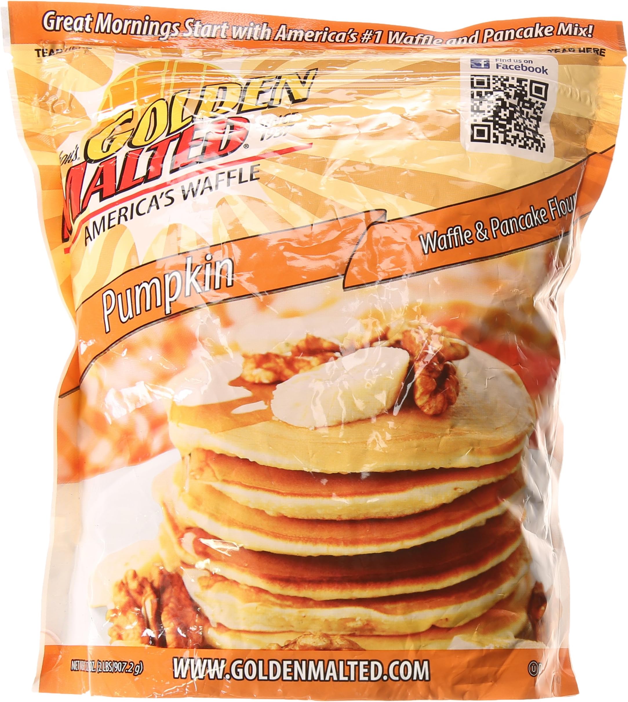 Carbon's Golden Malted Pumpkin Waffle and Pancake Flour