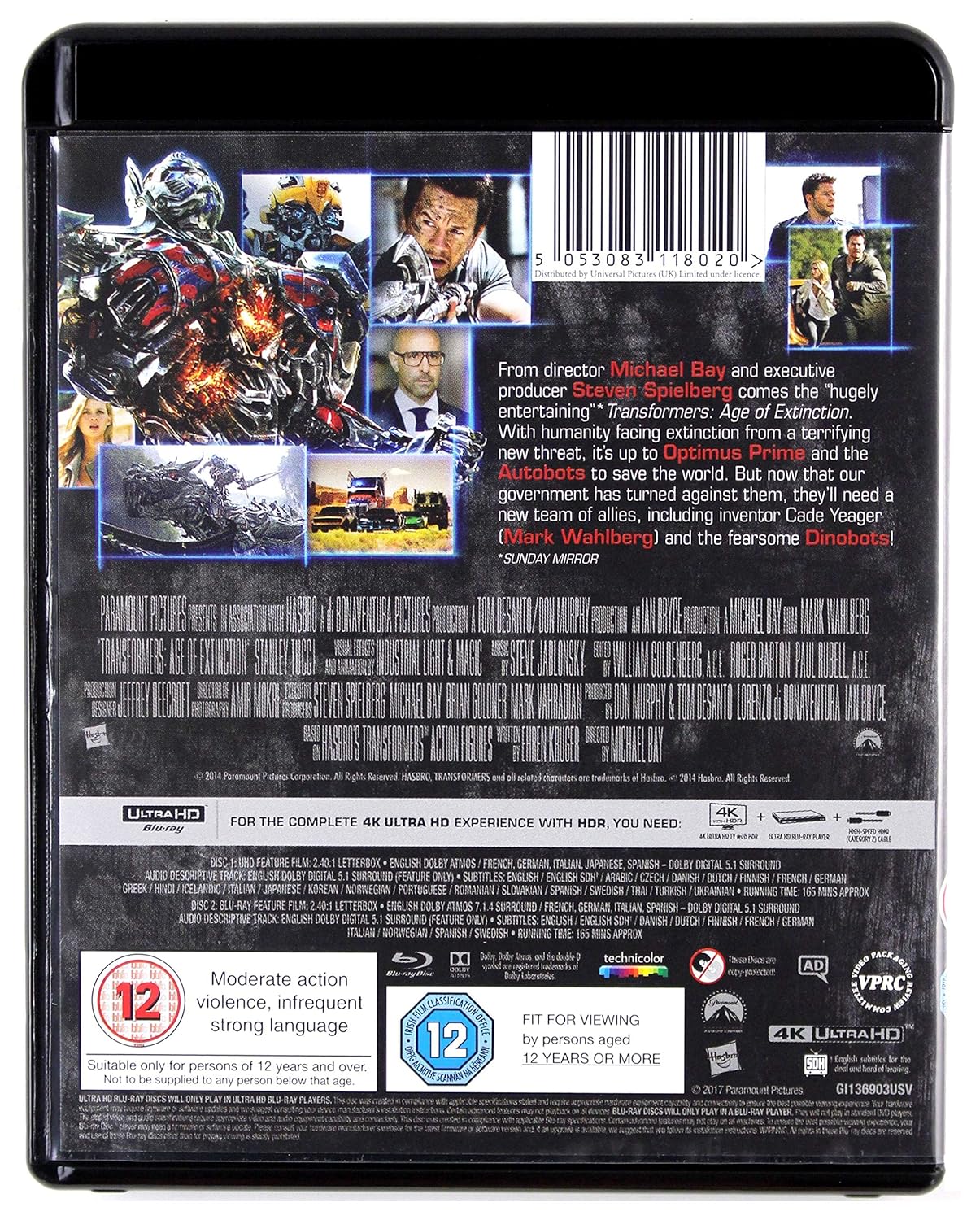 Transformers: Lost Age 4K UHD [Blu-Ray] [Region Free] (English audio. English subtitles)