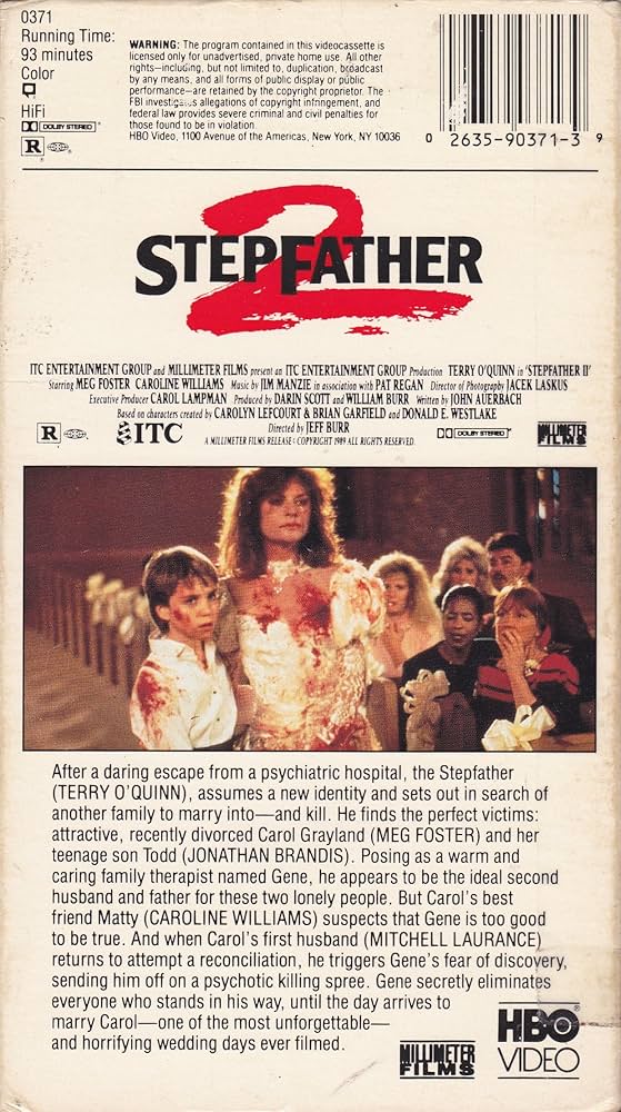 Amazon.co.jp: Stepfather 2 [VHS] : O'quinn, Foster, Brandis: DVD